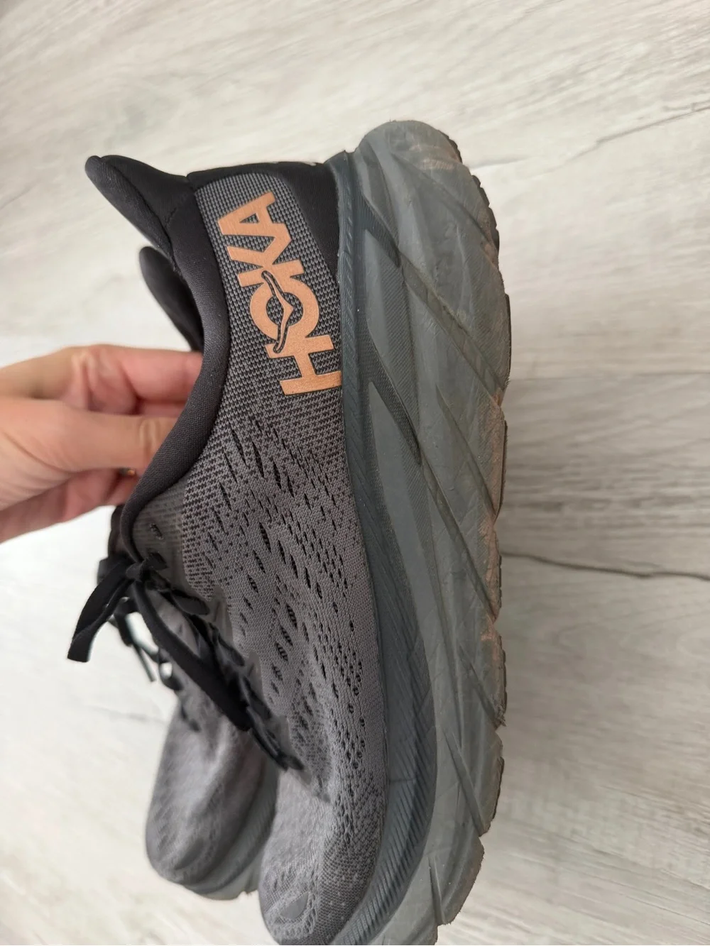 Hoka cushioned trainers